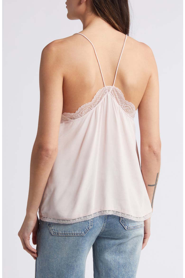 Lace Trim Camisole, Alternate, color, PINK SEPIA