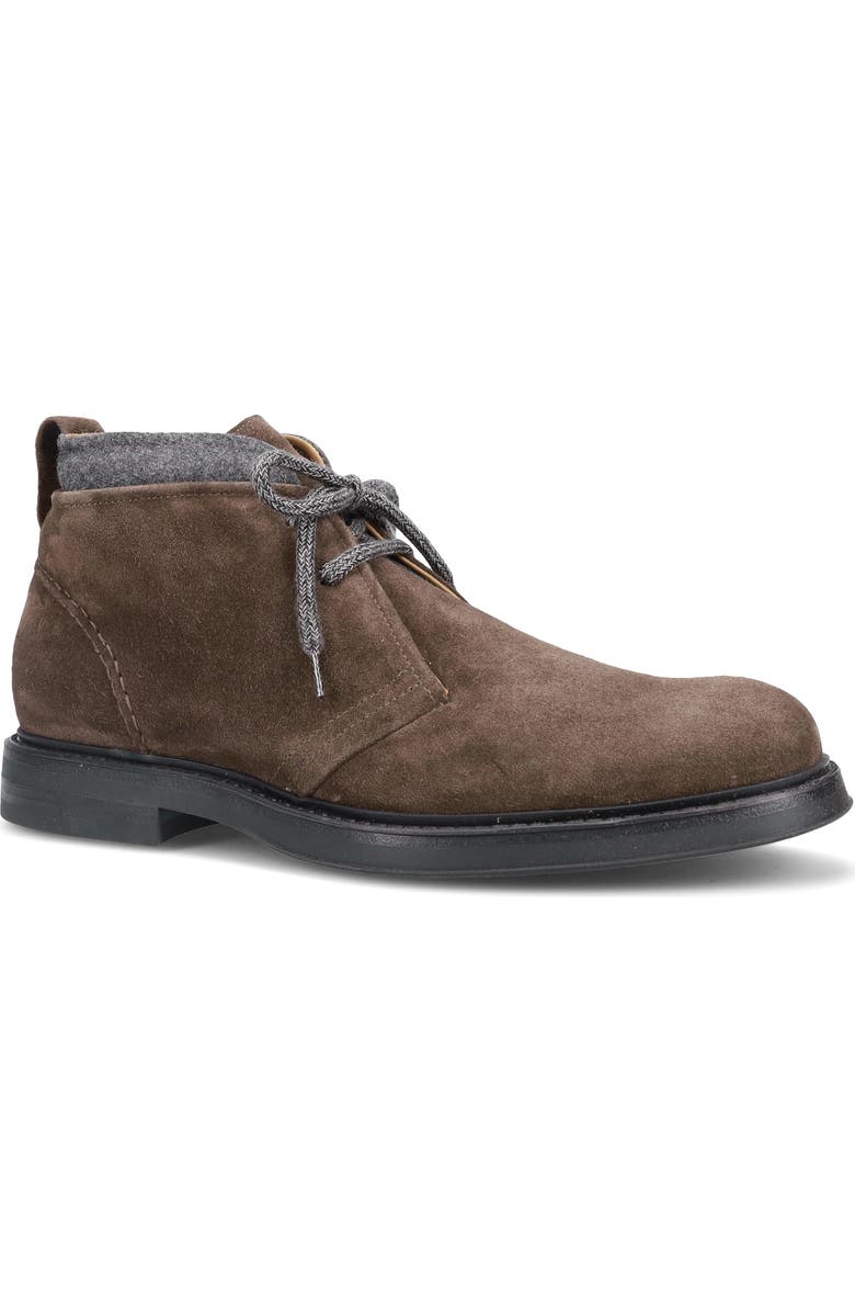 Ron White Nevin Water Resistant Lace-Up Boot, Main, color, Chocolate
