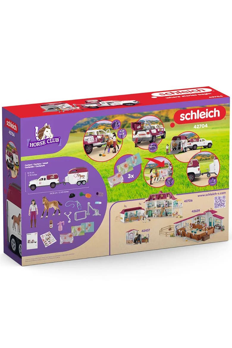 Horse Club, Mobile Vet & Trailer, 90 Piece Animal Toy Playset, Kids 5+, Alternate, color, Multicolored