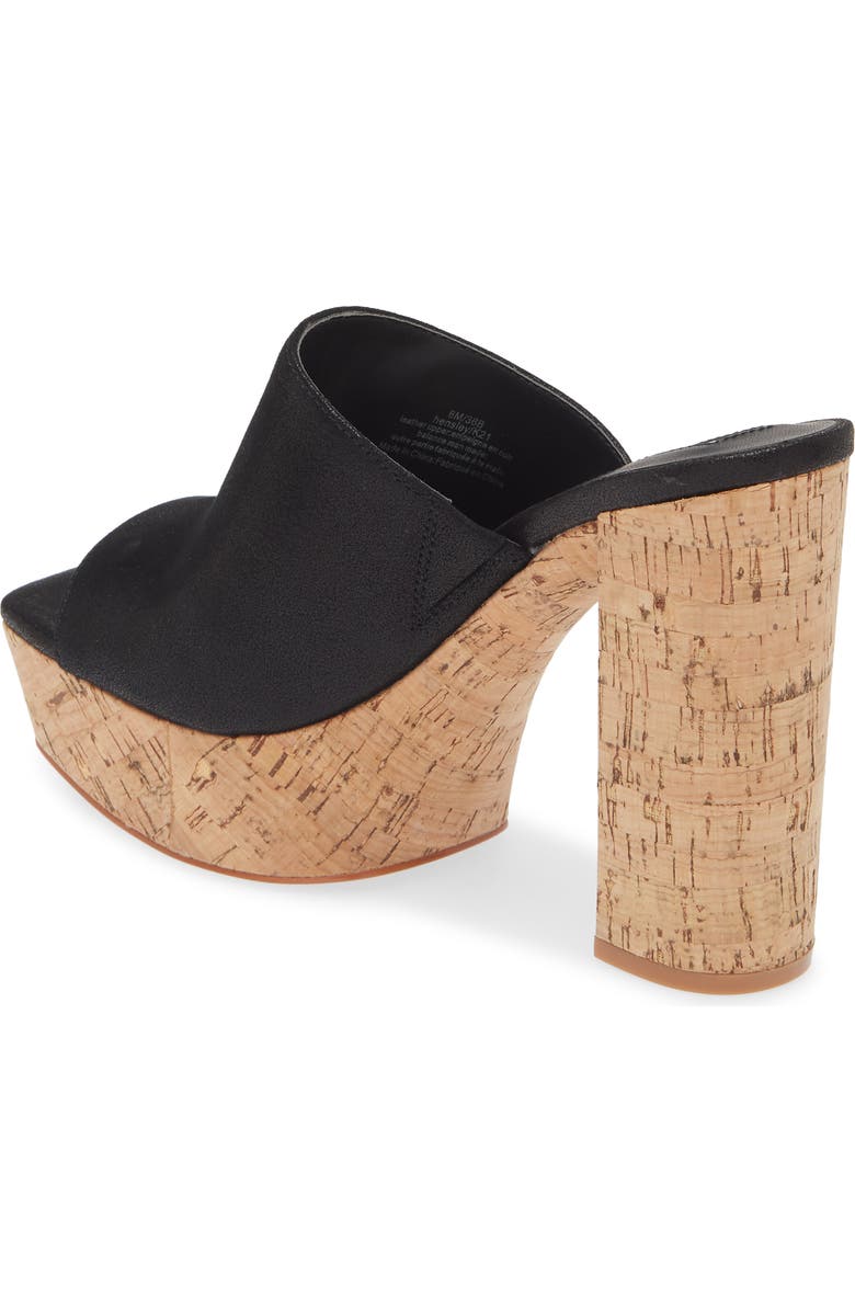 KARL LAGERFELD PARIS Hensley Platform Sandal, Alternate, color, Black