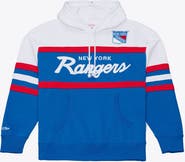 Mitchell & Ness Men's Mitchell & Ness Royal New York Rangers Head Coach Hoodie