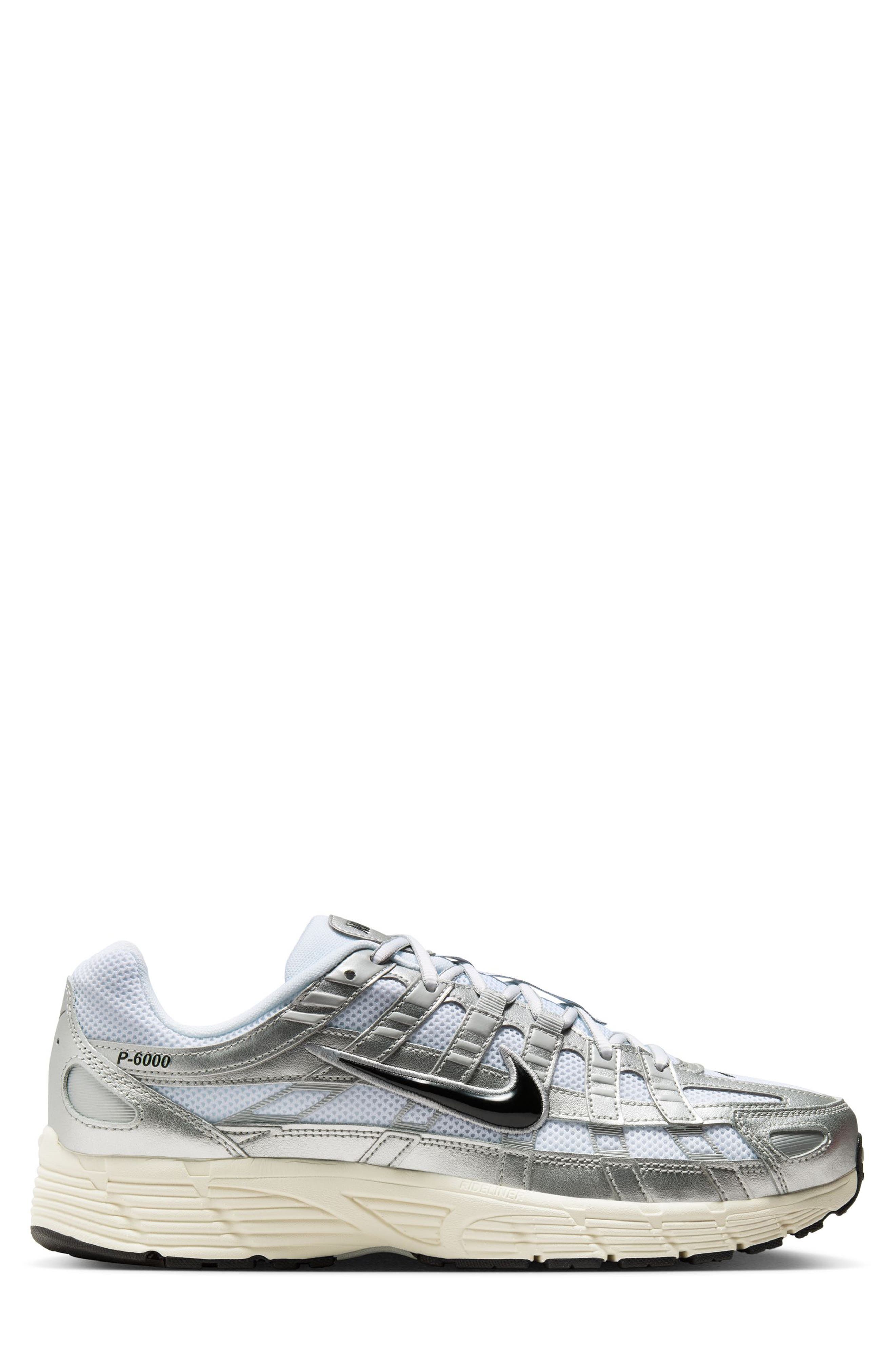 P-6000 Sneaker, Alternate, color, WHITE/ BLACK/ SILVER