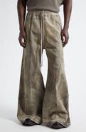 Rick Owens Bela Denim Wide Leg Pants