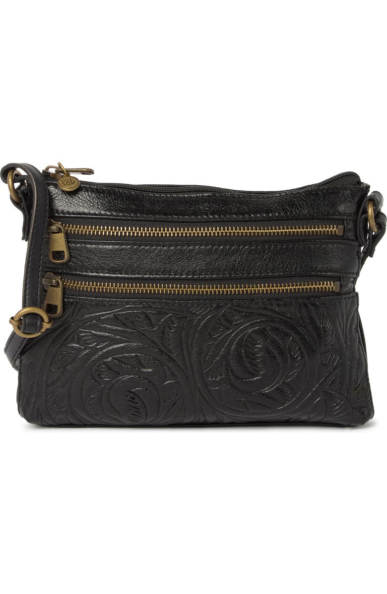 The Sak Reseda Leather Mini Crossbody, Main, color,