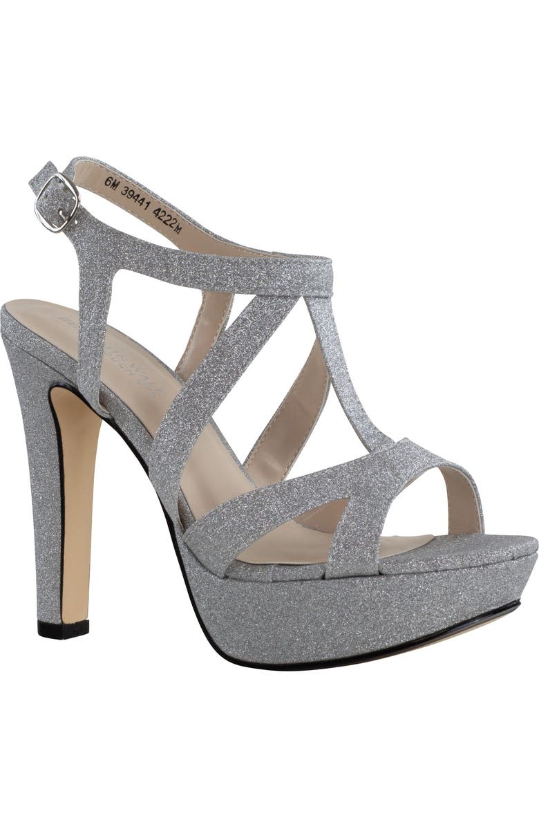 Touch Ups Marley Platform Sandal, Main, color, Silver