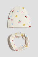 H&M 2-piece Beanie And Tube Scarf Set