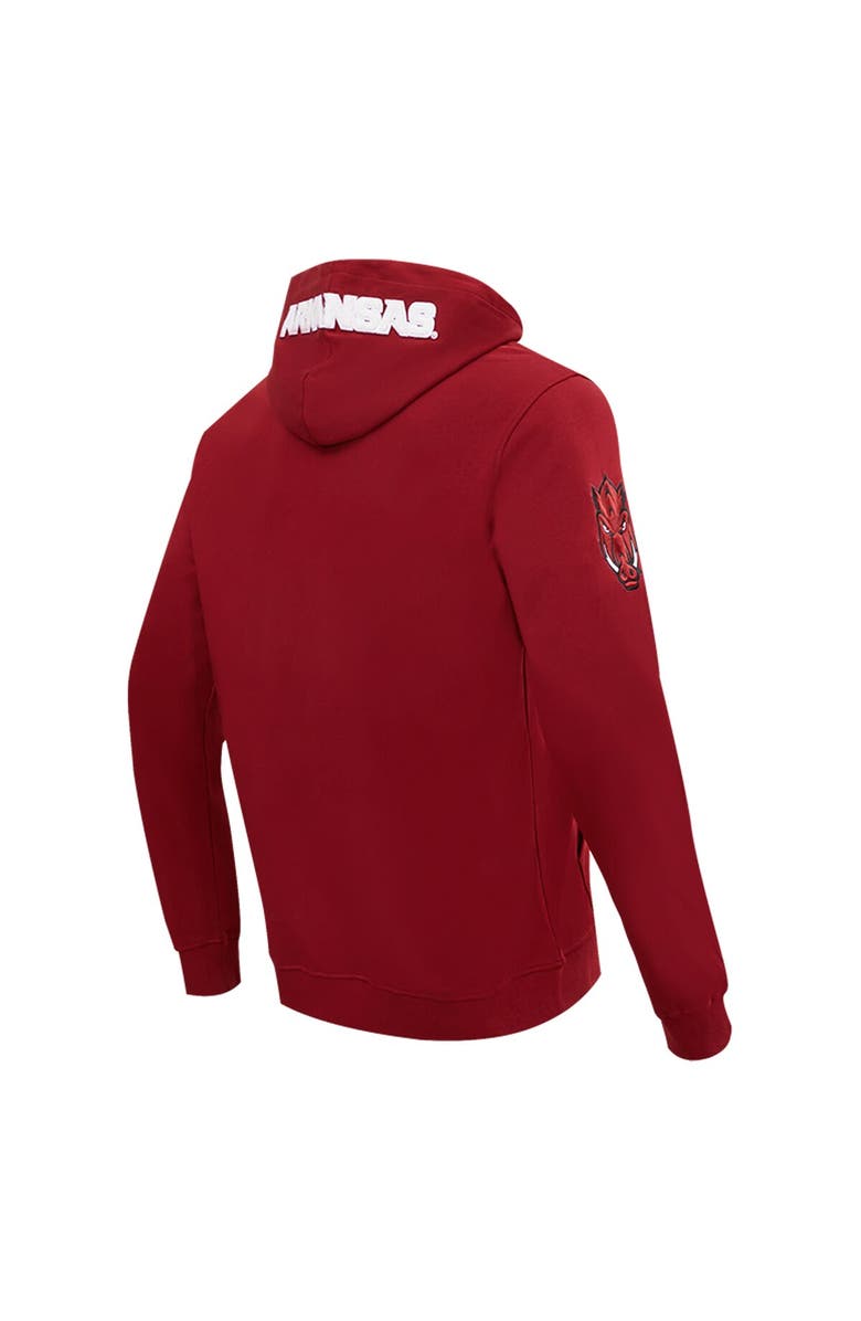 PRO STANDARD Men's Pro Standard Cardinal Arkansas Razorbacks Classic Pullover Hoodie, Alternate, color, 