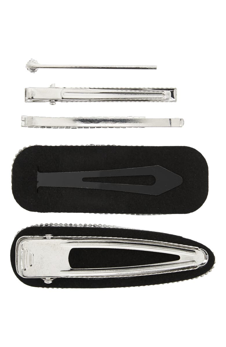 BP. Glitter Hair Clips Gift Set, Alternate, color, 