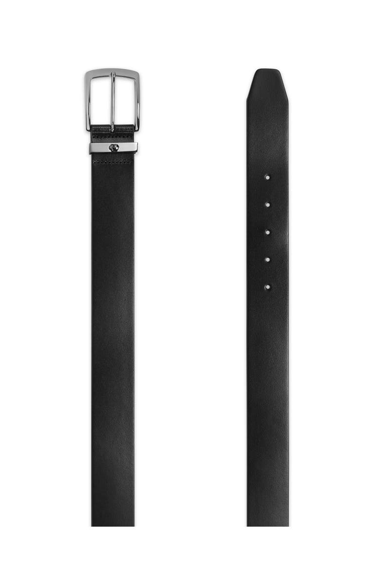 Leather Belt Skull Men, Alternate, color, black/blacknickel