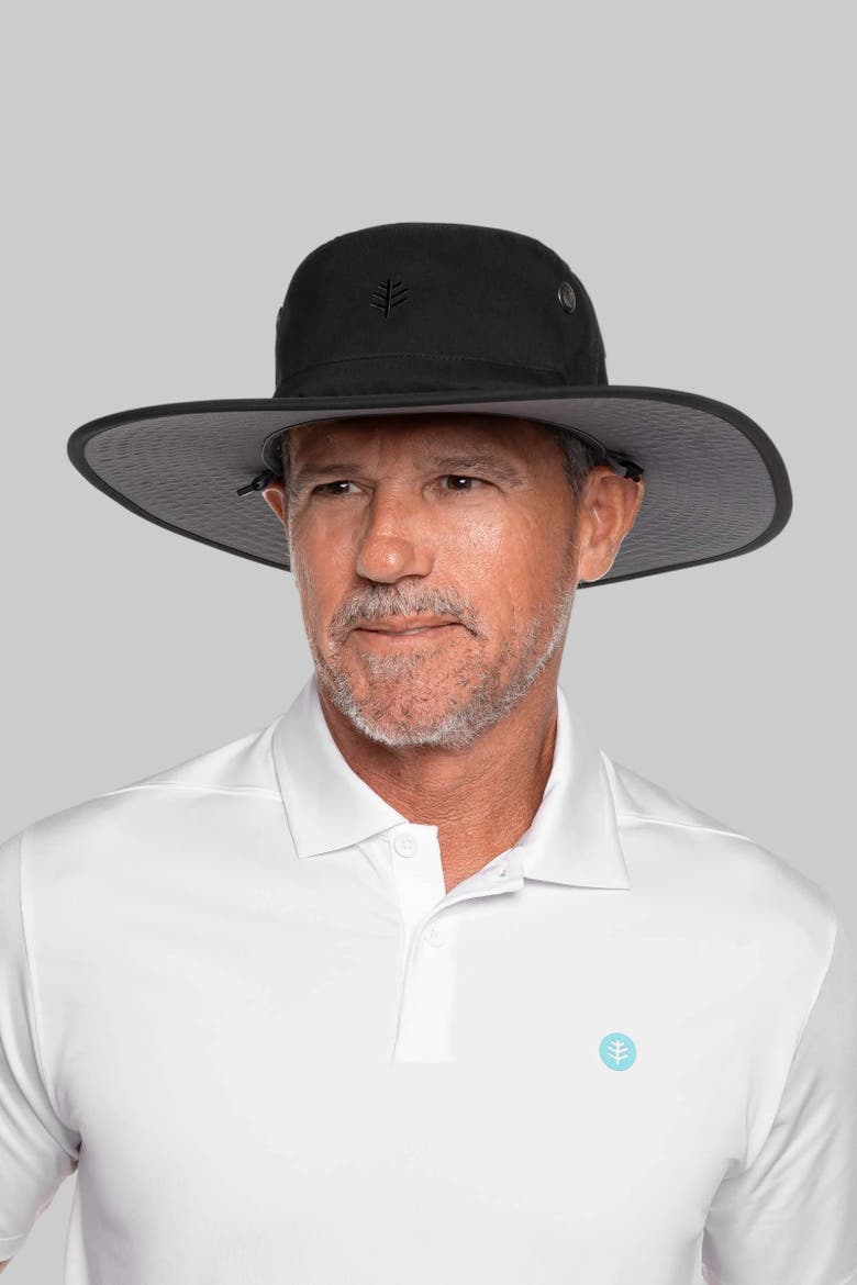Leo Wide Brim Hiking Hat, UPF 50+ Sun Protection, Alternate, color, Black