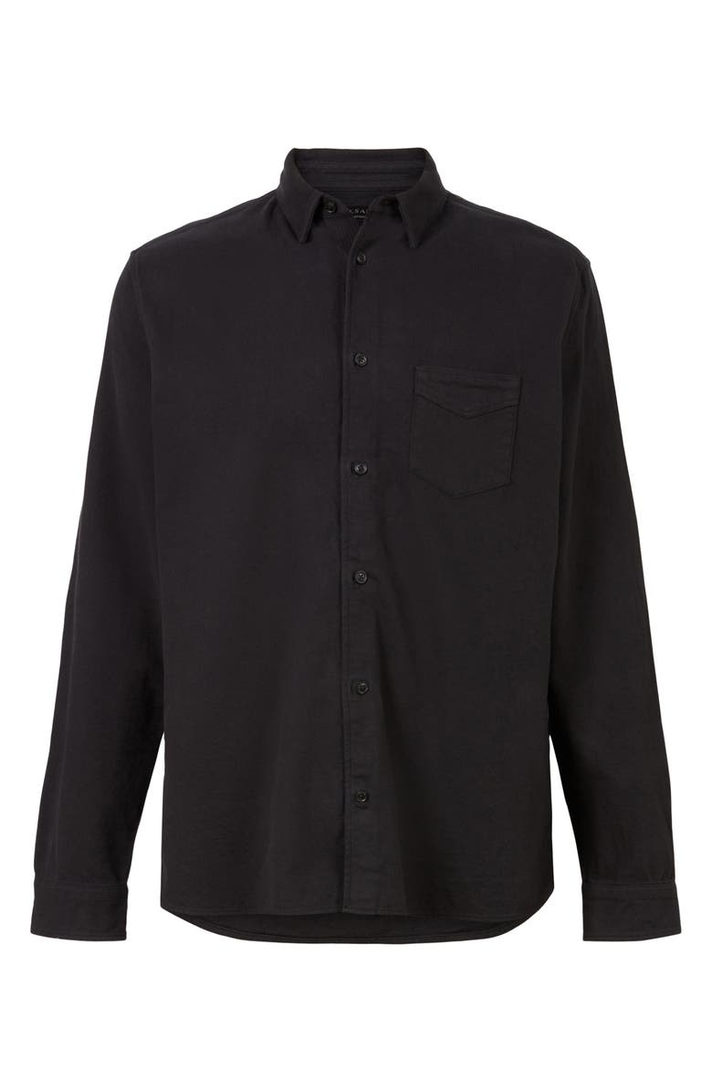 AllSaints Arden Cotton Button-Up Shirt, Alternate, color,
