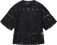 AllSaints Amelie Floral Lace T-Shirt