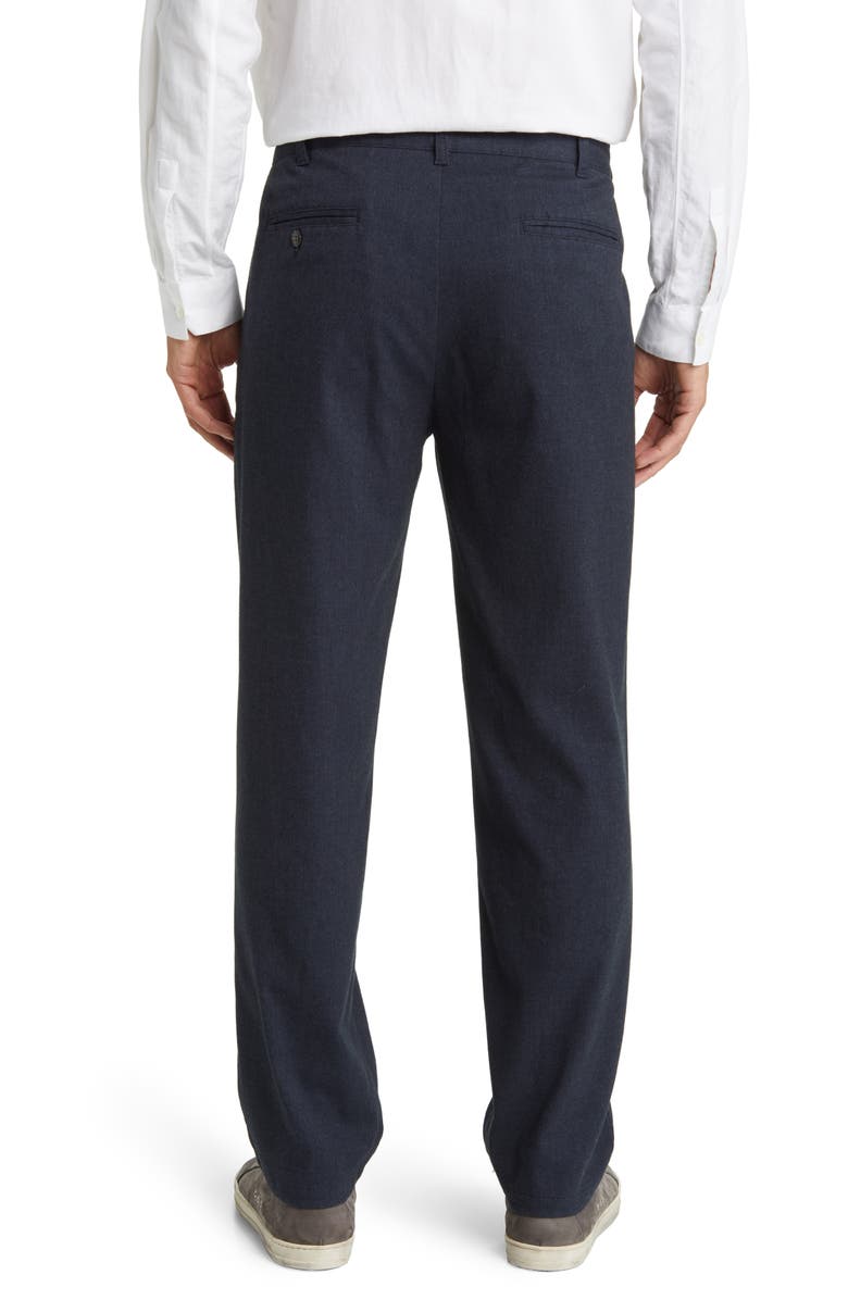 Rails Marcellus Twill Flat Front Pants, Alternate, color, Dark Navy Melange