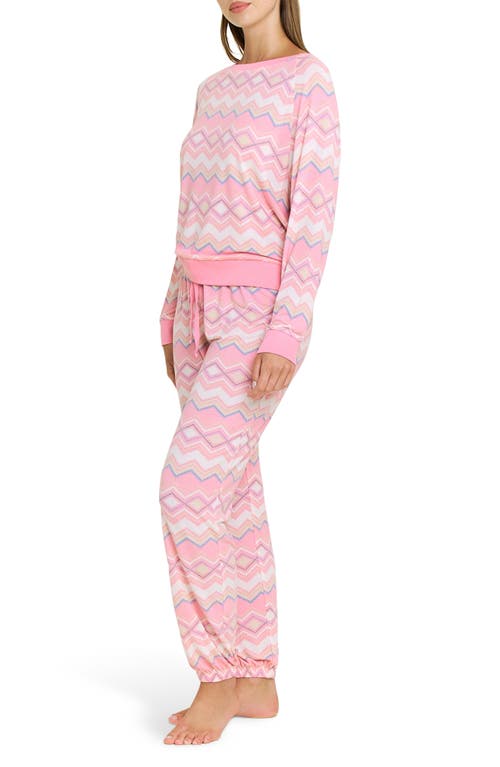 Honeydew Star Seeker Brushed Jersey Pajamas In Pink