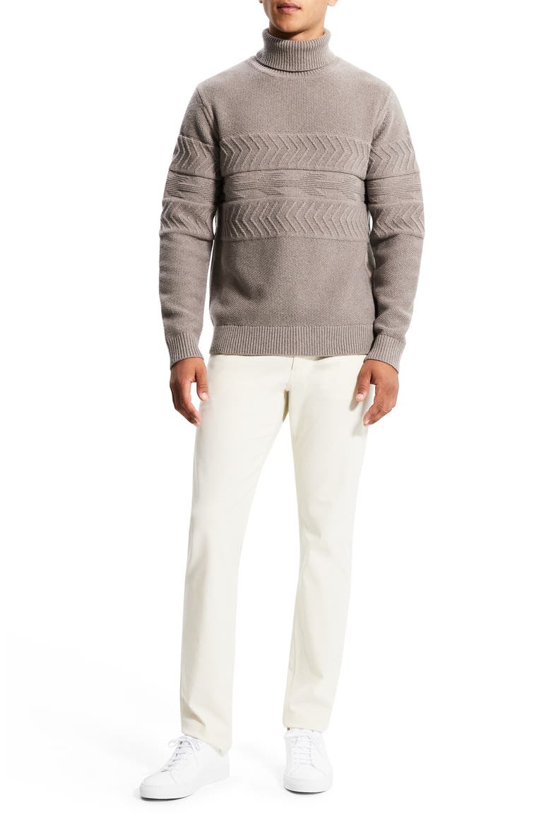 Jimmy Wool & Cashmere Turtleneck Sweater, Alternate, color, FOSSIL