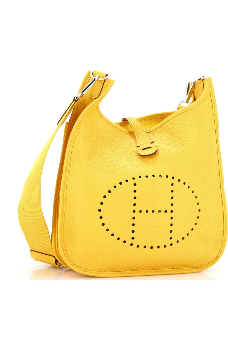 Pre-Owned Hermes Evelyne Bag Gen III Clemence PM, Alternate, color, Sun