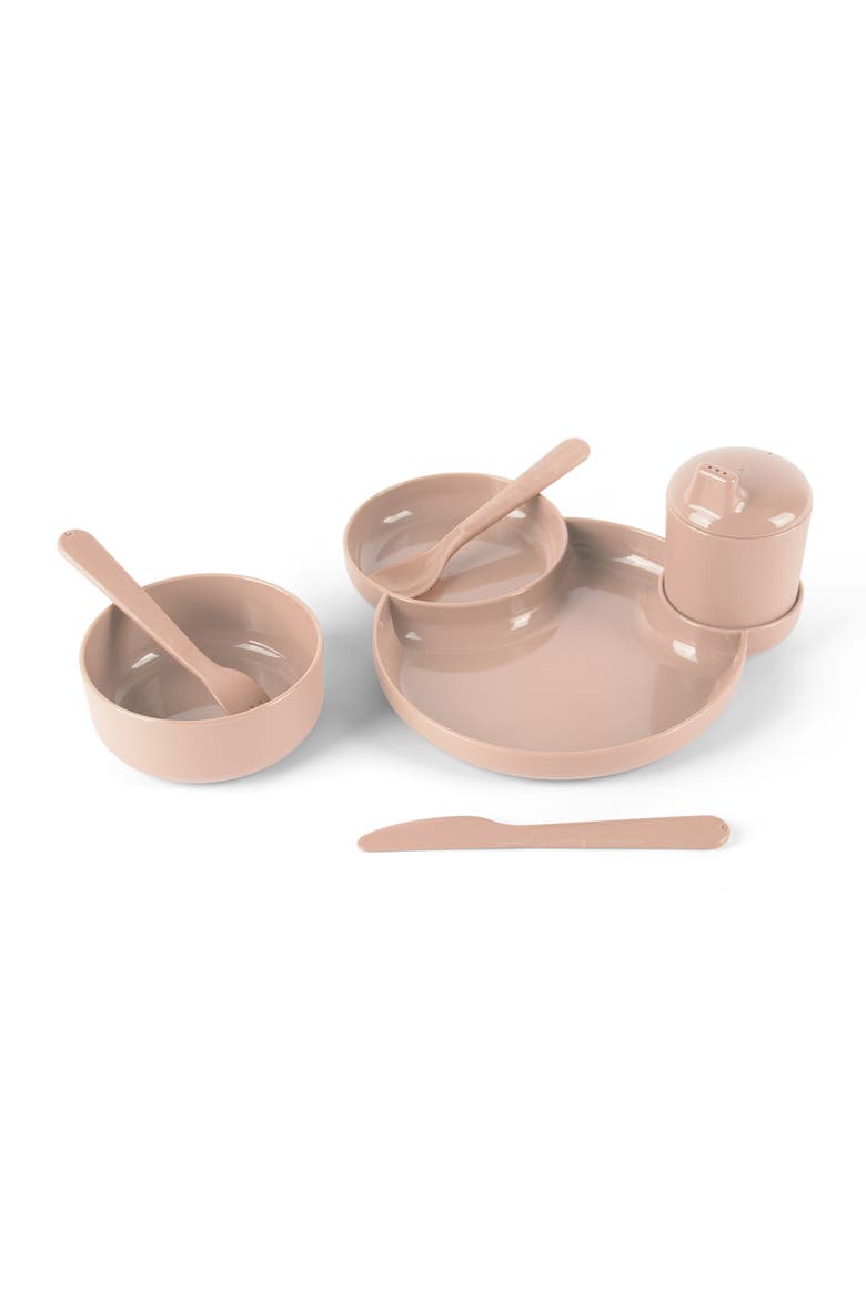 Tiny BIO Dinner Playset, 7 Pieces, Main, color, Brown
