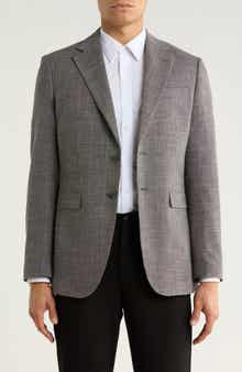 Tahari Slim Fit Plaid Sport Coat