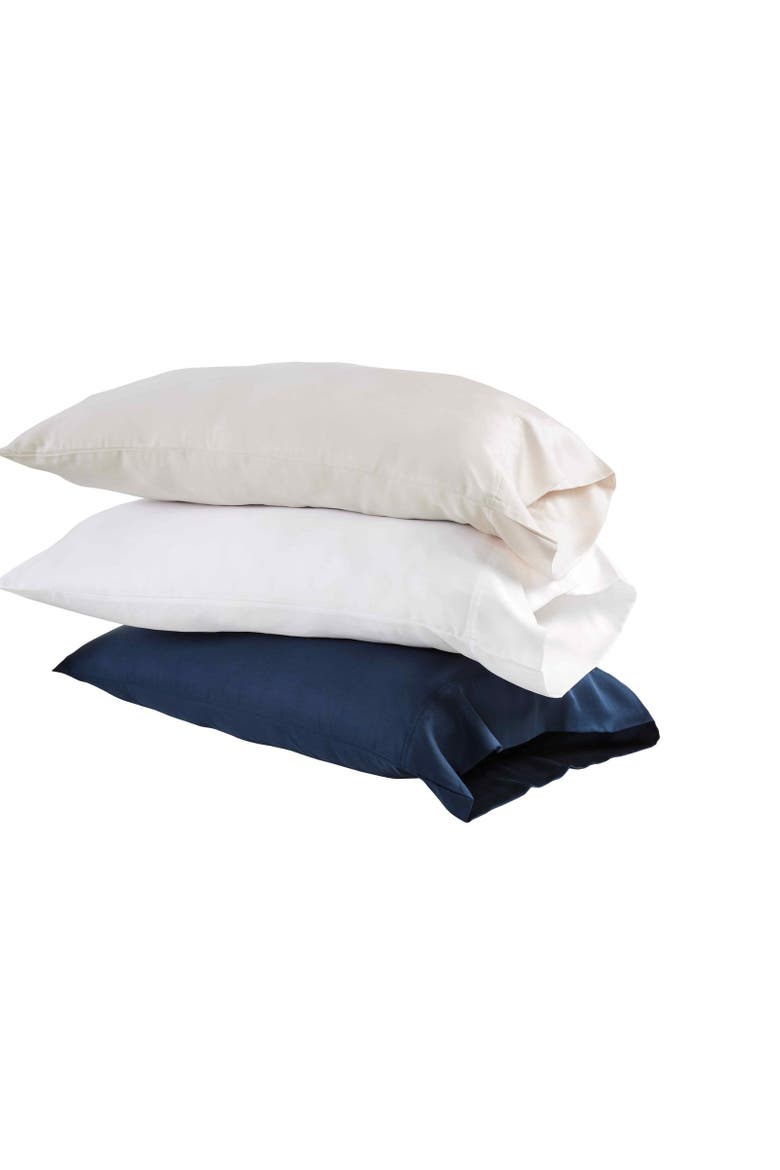 Merida Lyocell Satin Pillowcase - Set of 2, Alternate, color, Beige