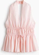 H&M Peplum Halterneck Top