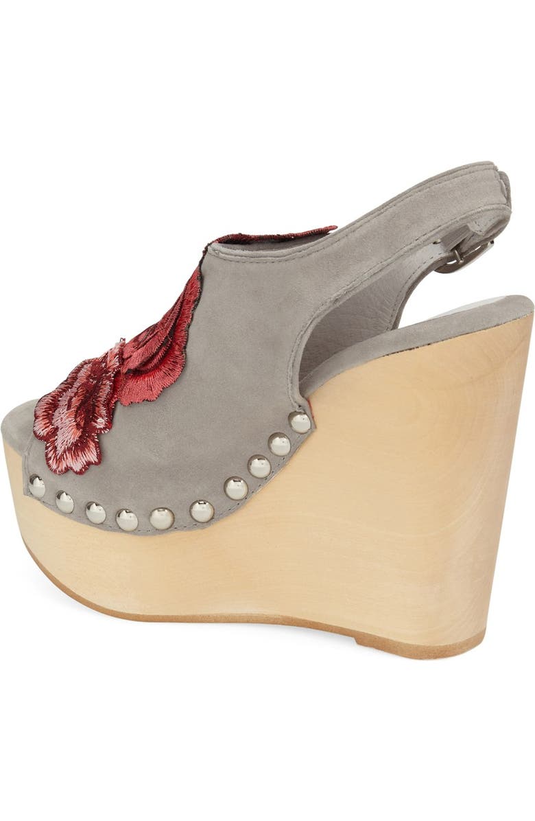 Jeffrey Campbell 'Snick' Platform Wedge Sandal, Alternate, color,
