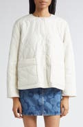 Marimekko Kapseli Piirto Unikko Quilted Jacket