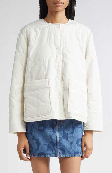 Marimekko Kapseli Piirto Unikko Quilted Jacket