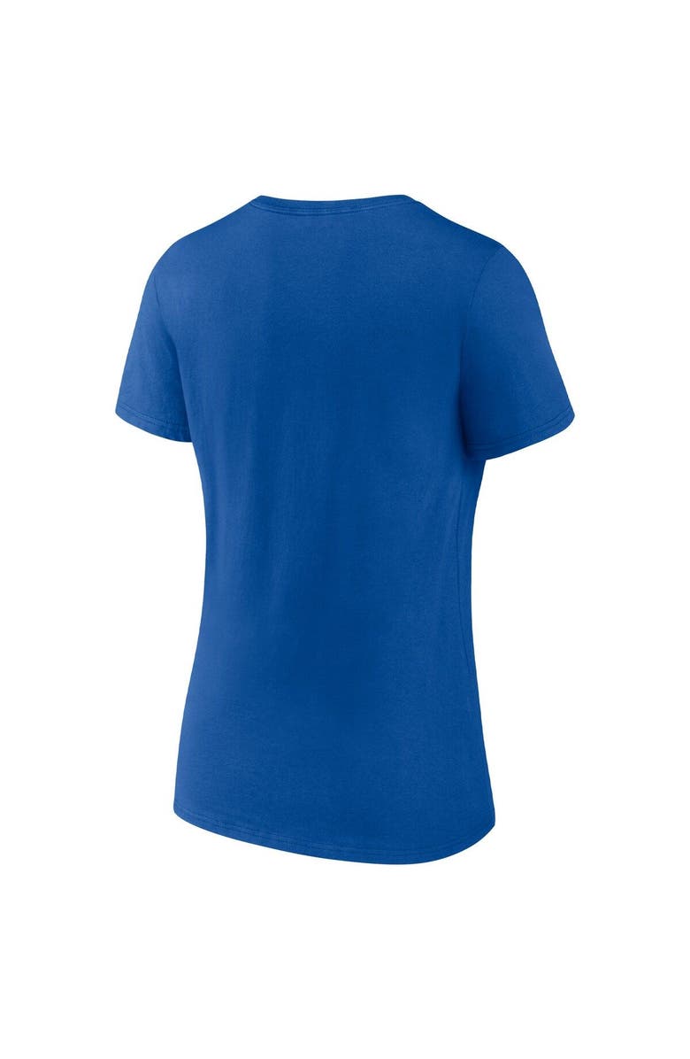 FANATICS Women's Fanatics Branded Blue Dallas Mavericks Hometown Collection All In V-Neck T-Shirt, Alternate, color, Blue