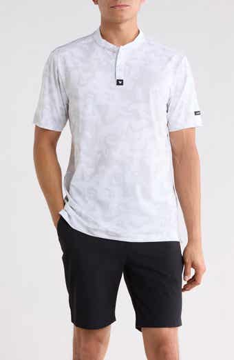Arctic Rain Print Performance Polo