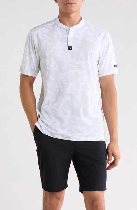 Arctic Rain Print Performance Polo