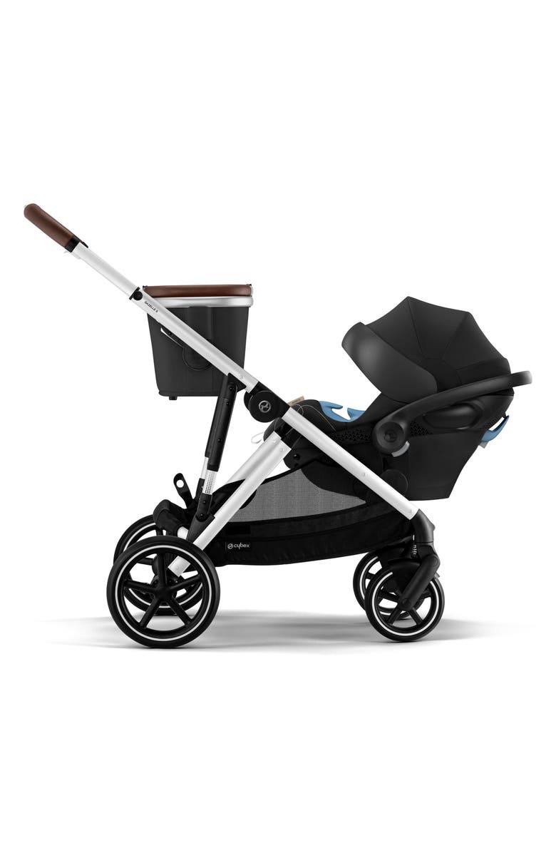 CYBEX Gazelle S & Aton G Stroller & Car Seat Travel System, Alternate, color, Moon Black