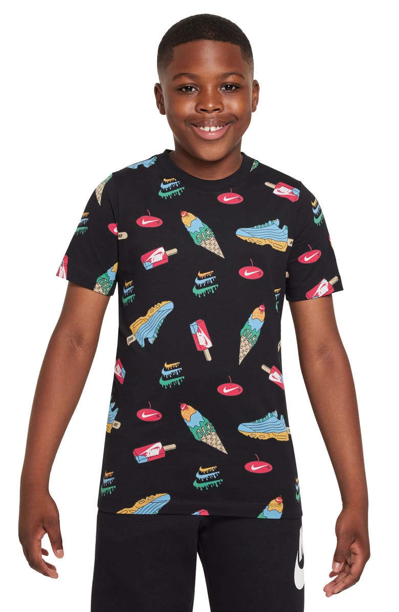 Nike Kids' Ice Cream Print T-Shirt, Main, color,
