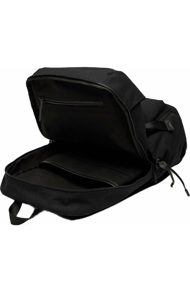 WANT Les Essentiels Bishop Organic Cotton Canvas Backpack, Alternate, color, Black