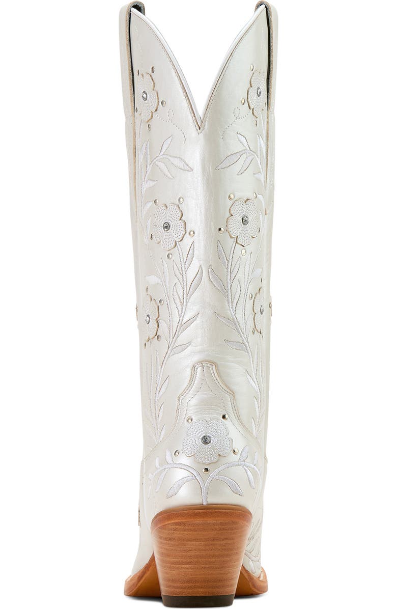 Ariat Romance Western Boot, Alternate, color, Pearly White
