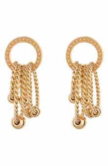 Ettika Jingle Dangle Hoop Drop Earrings