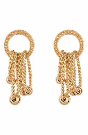 Ettika Jingle Dangle Hoop Drop Earrings