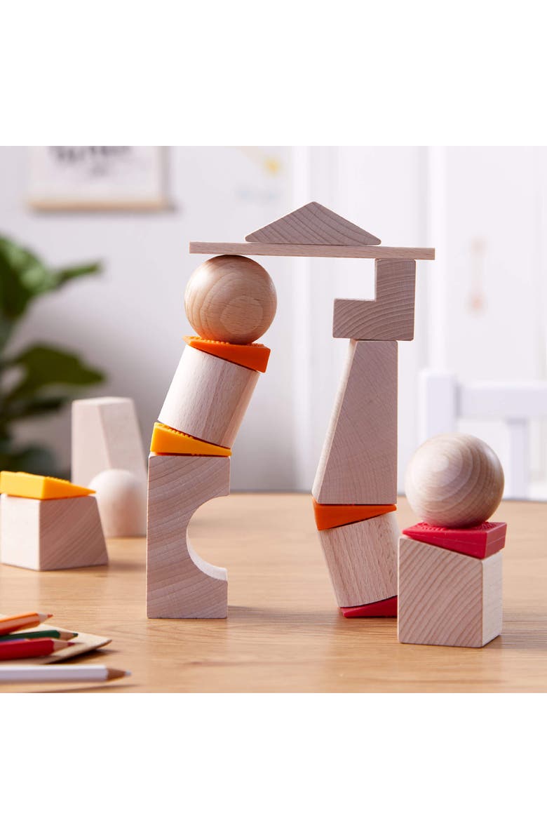 HABA Teetering Towers Arranging Blocks, Alternate, color, 