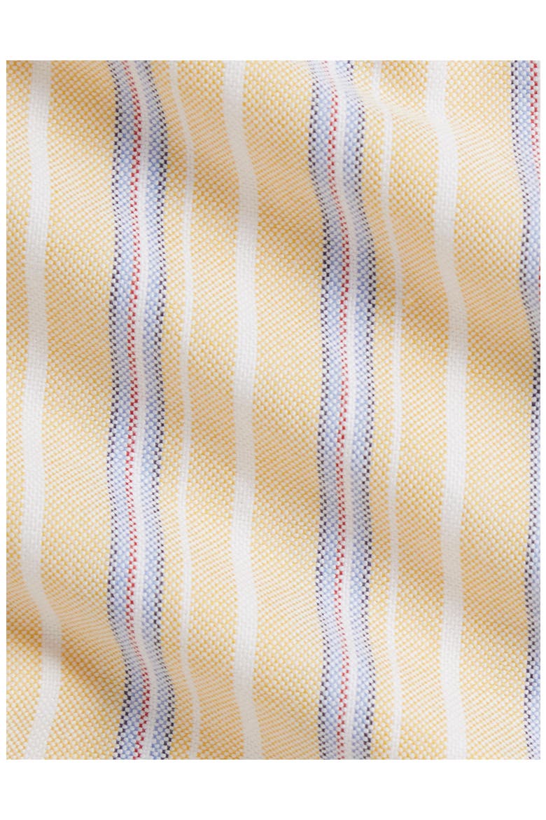 Stripe Cotton Oxford Top with Bloomers, Alternate, color, YELLOW-BLUE-PINK MULTI