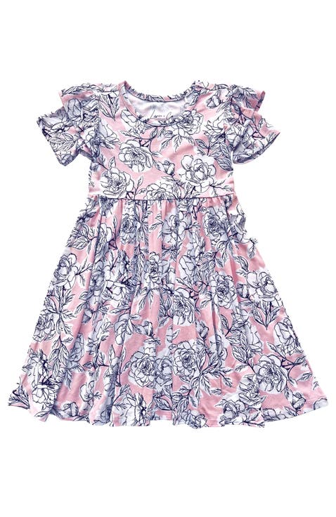 Allie Ruffle Spin Dress