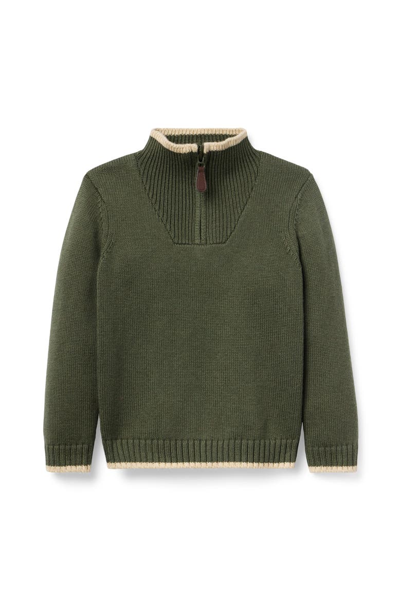 The Half-Zip Sweater, Main, color, Green