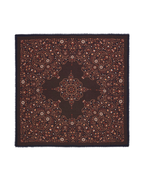 Eve Paisley Large Square Pashmina Scarf
