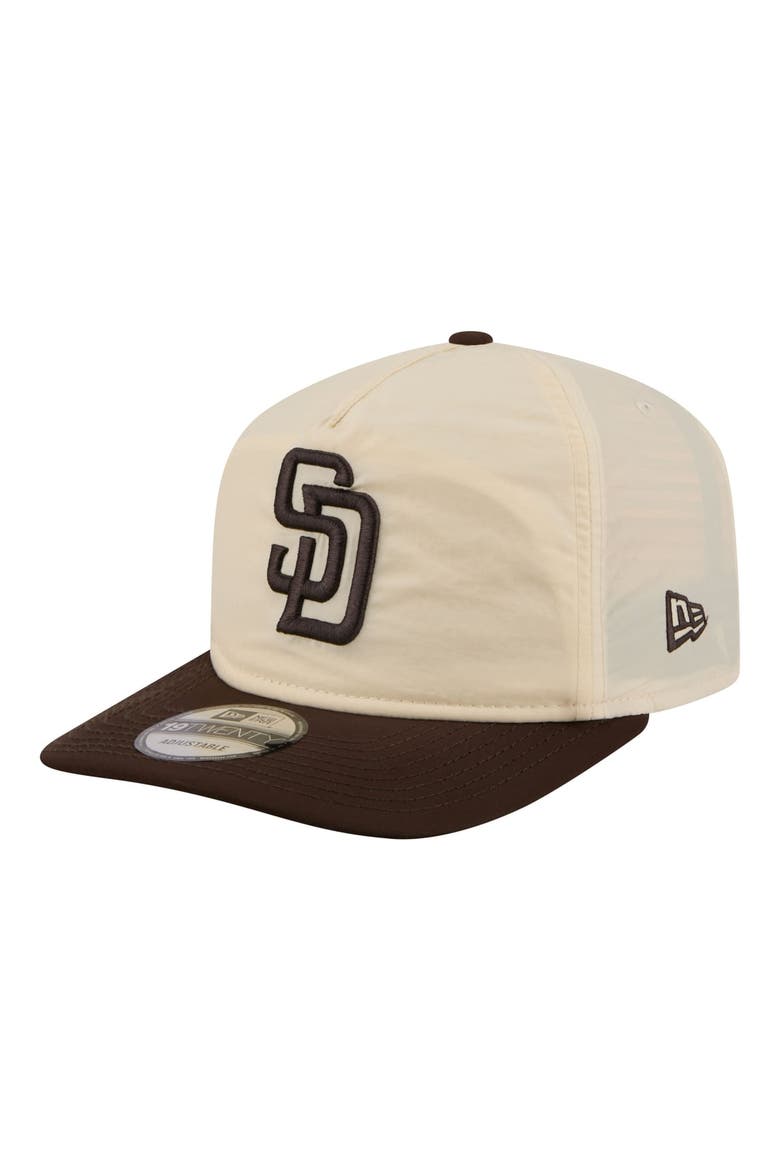 Men's New Era Cream/Brown San Diego Padres Everyday 19TWENTY Adjustable Hat, Main, color, Cream