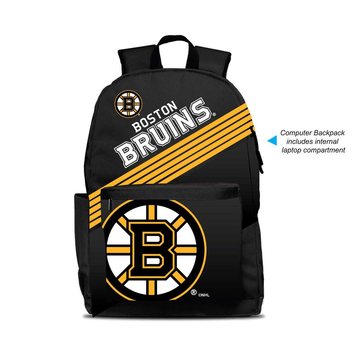 MOJO Boston Bruins Ultimate Fan Backpack, Main, color, 