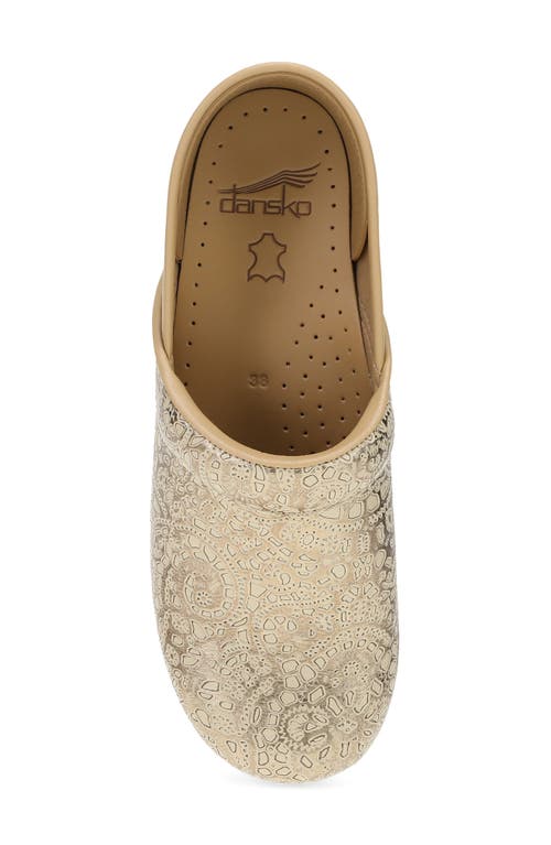 Dansko Professional Clog In Gold