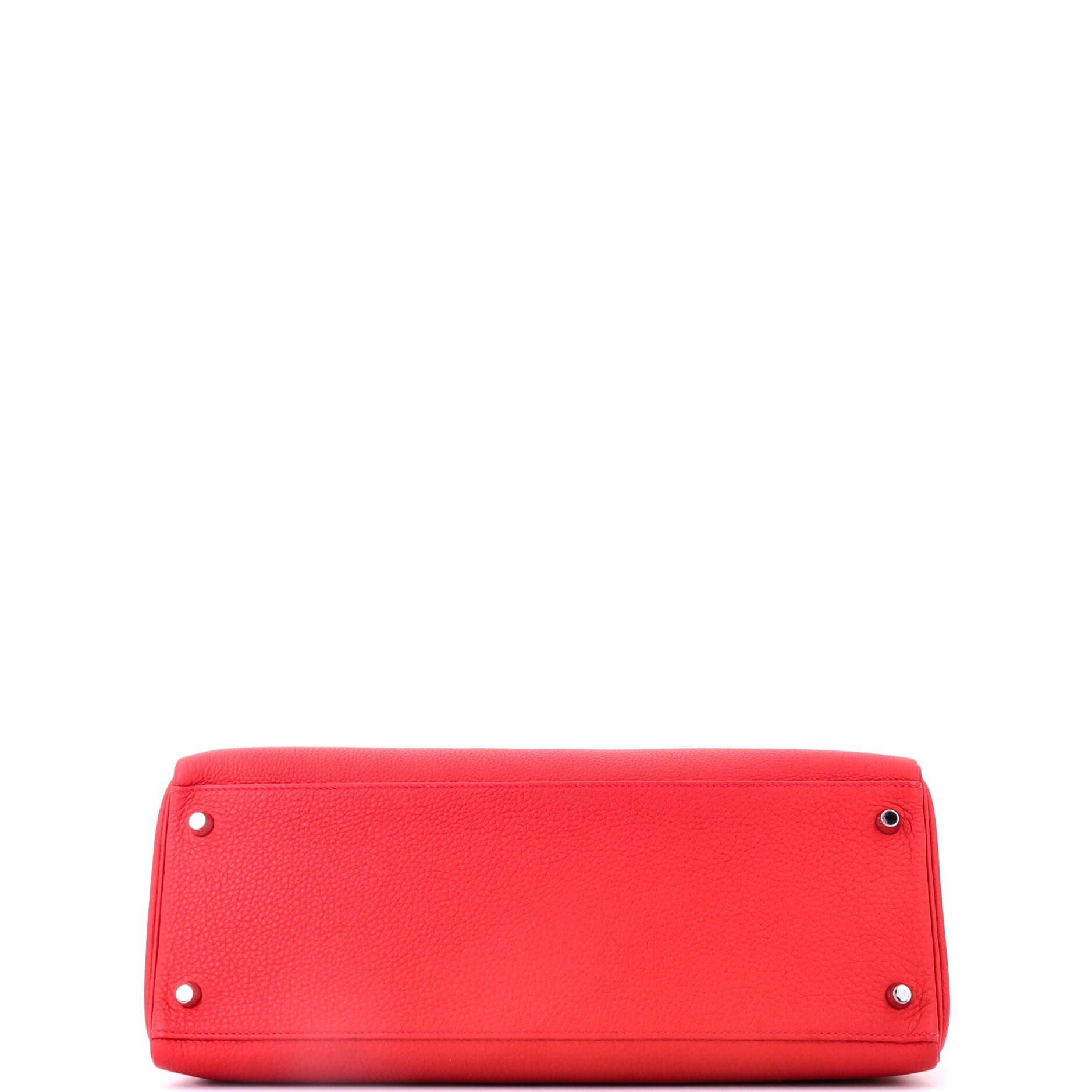 Kelly Handbag Red Togo with Palladium Hardware 35, Alternate, color, Red