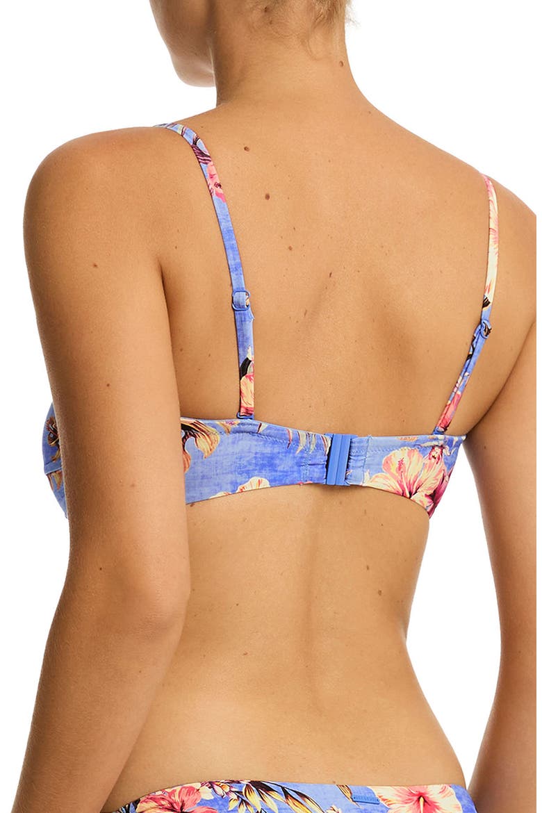 Blue Hawaii Twist Bikini Top, Alternate, color, IRIS