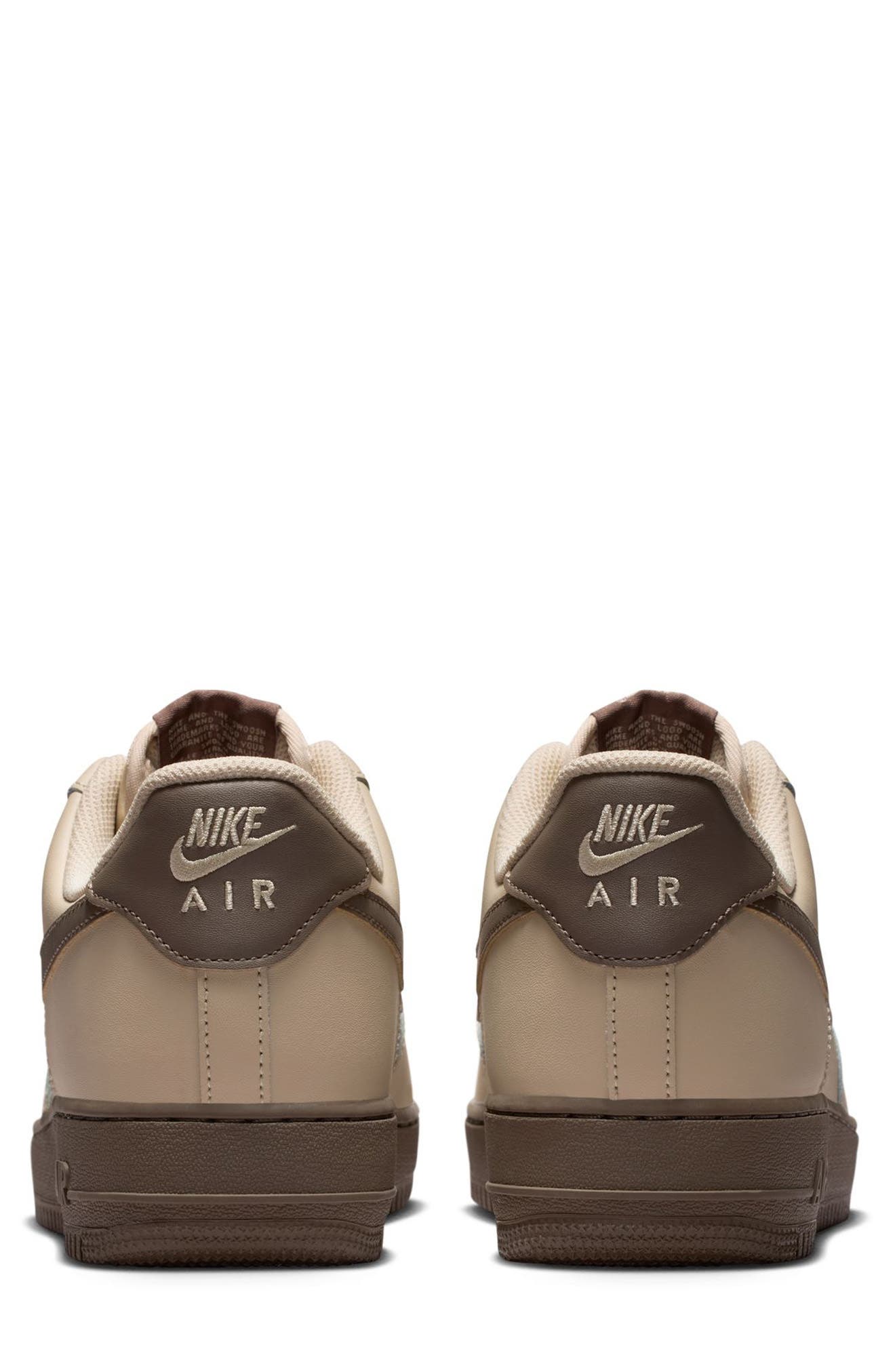 Air Force 1 '07 Basketball Sneaker, Alternate, color, RATTAN/ OLIVE GREY