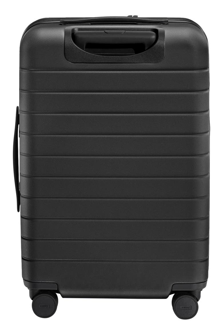 The Bigger Carry-On Flex Suitcase, Alternate, color, JET BLACK