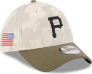 New Era Men's New Era Light Beige/Olive Pittsburgh Pirates 2025 Armed Forces Day 39THIRTY Flex Hat