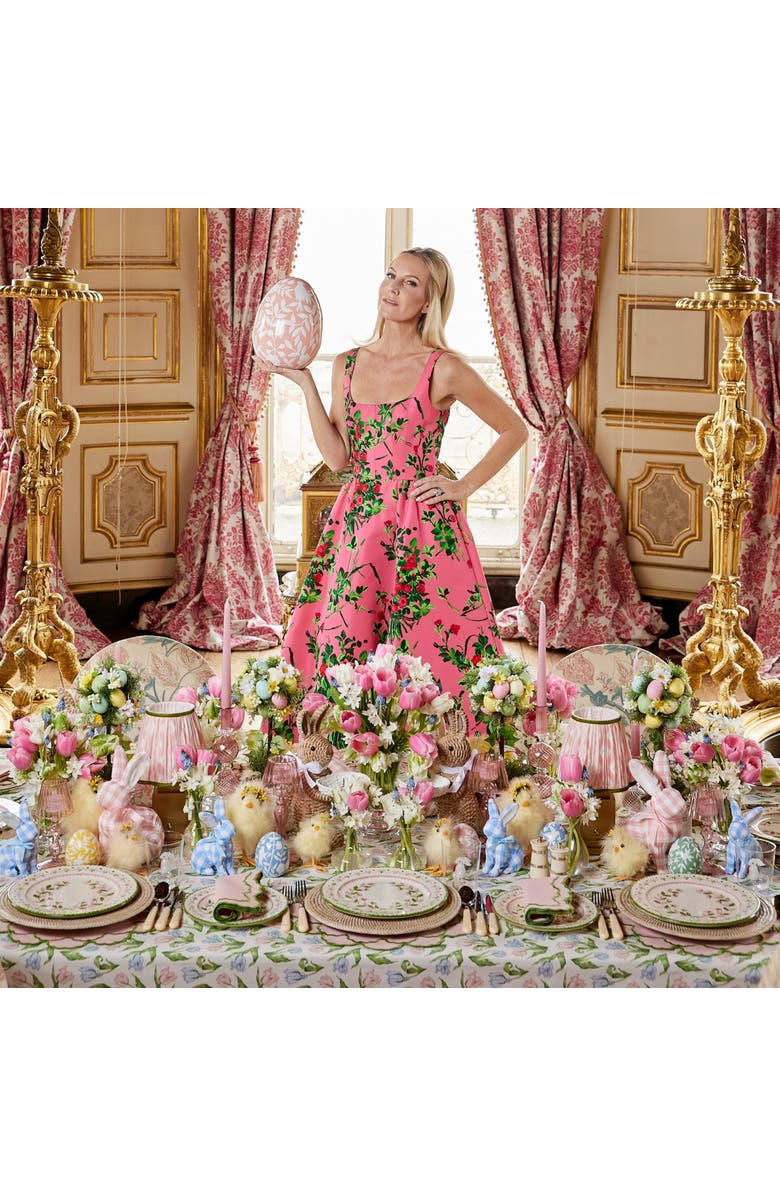 Mrs. Alice Josephine Garland Starter Plate, Alternate, color, Pink